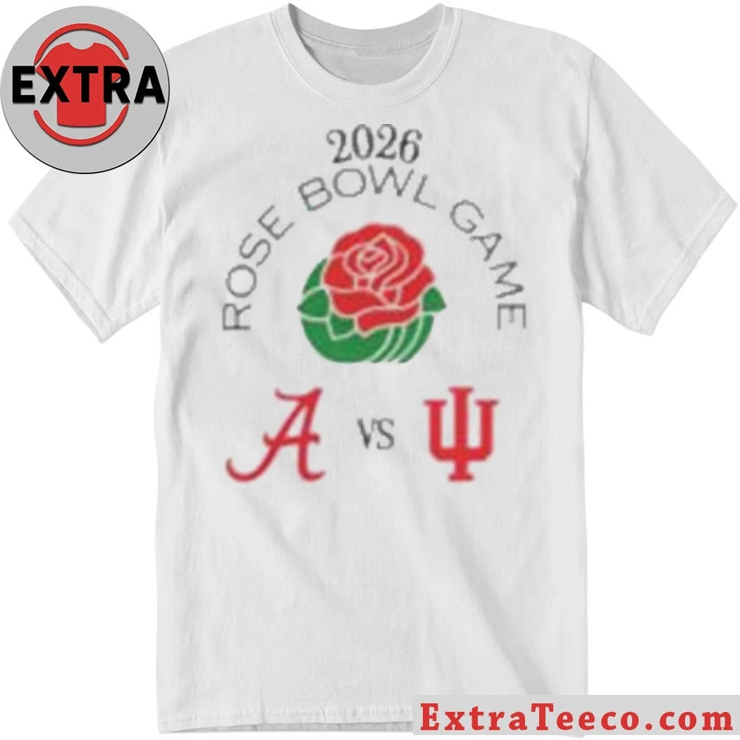 Original College Football Playoff Rose Bowl 2026 between the University of Alabama and Indiana University Shirt