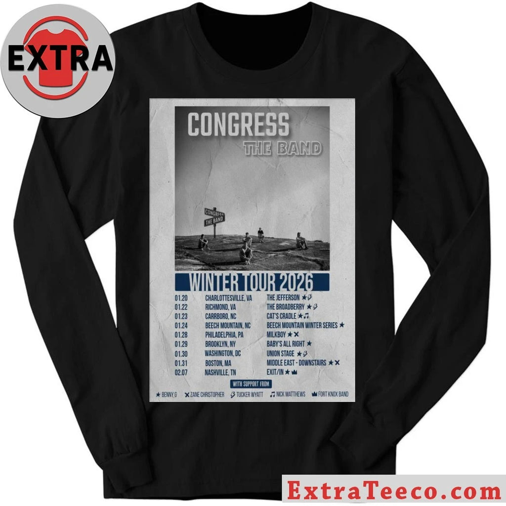 Original Congress Band Tour 2026 Poster Shirt