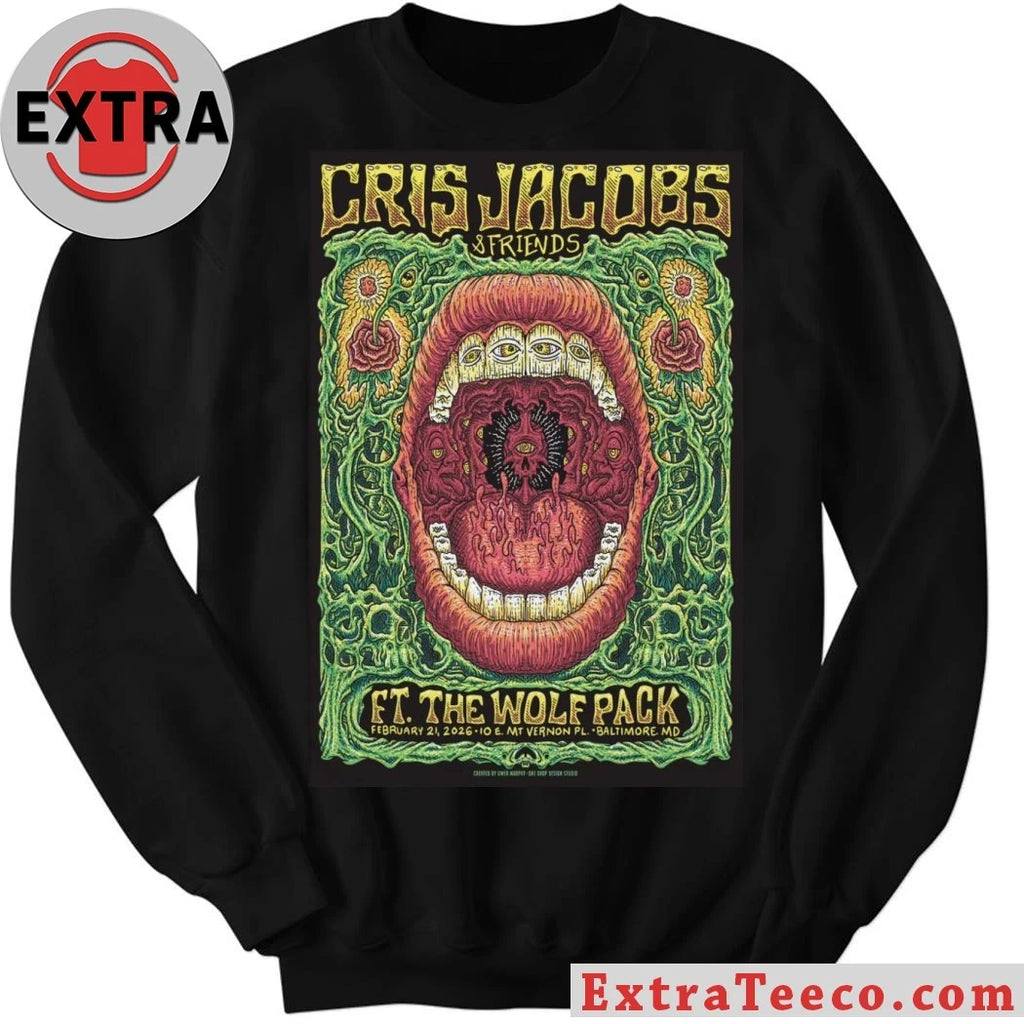 Original Cris Jacobs February 21 2026 At E Mt Vernon PL Show Poster Shirt