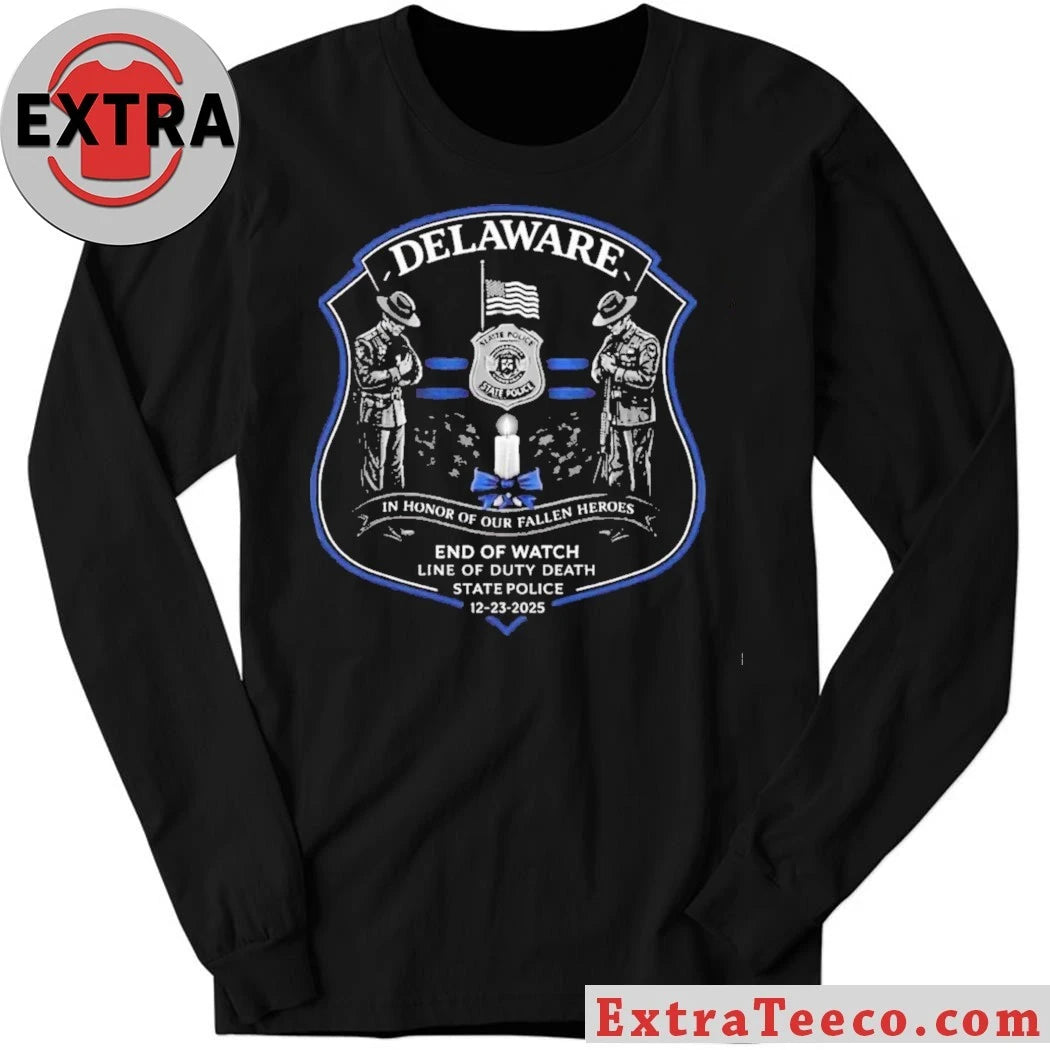 Original Delaware State Police are holding a special tribute to Corporal Matthew T. Ty Snook, who died in the line of duty on December 23, 2025 Shirt