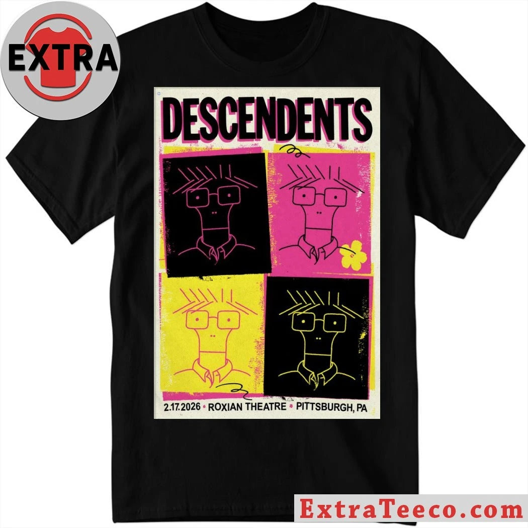 Original Descendents Event Pittsburgh PA On Feb 17 2026 Poster Shirt
