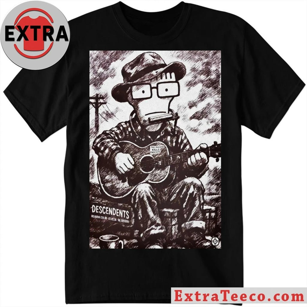 Original Descendents In Oklahoma OK On March 2 2026 Poster T-Shirt