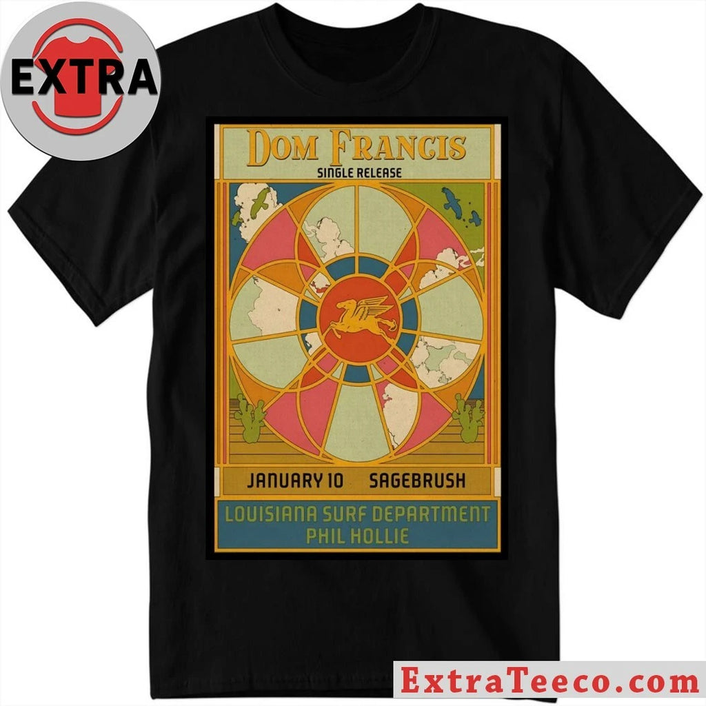 Original Dom Francis 1.10.2026 Austin TX Poster T-Shirt