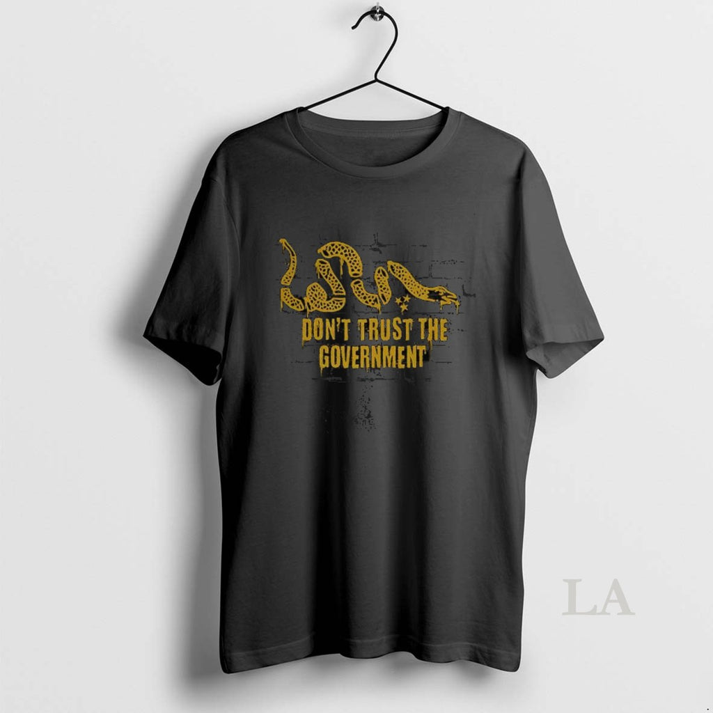 Original Dont Trust The Government Snake Satirical Graphic