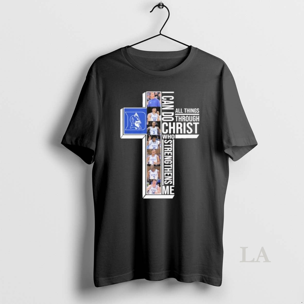 Original Duke Mens Basketball I Can Do All Things Through Christ Who Strengthens Me T-Shirts, Hoodie, Sweatshirt