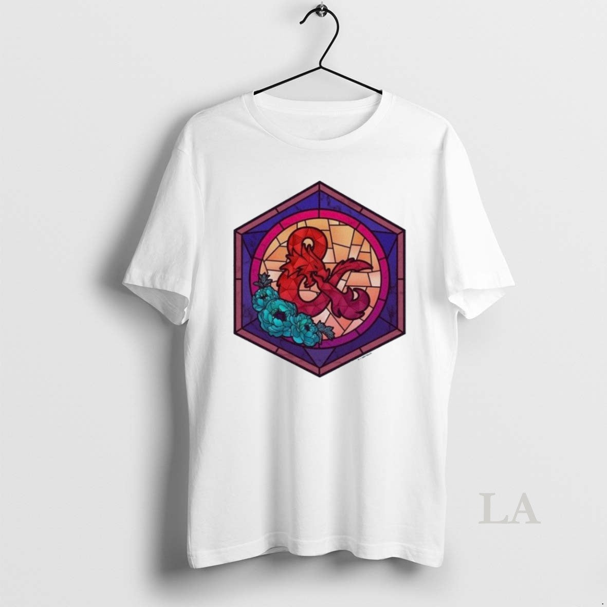 Original Dungeons Dragons Ampersand Stained Glass T-Shirts, Hoodie, Sweatshirt | PodTeesHub.com