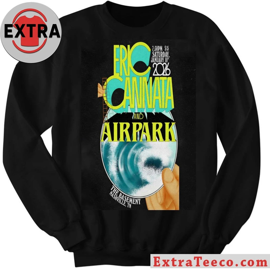 Original Eric Cannata January 10 2026 At The Basement Show Poster T-Shirt