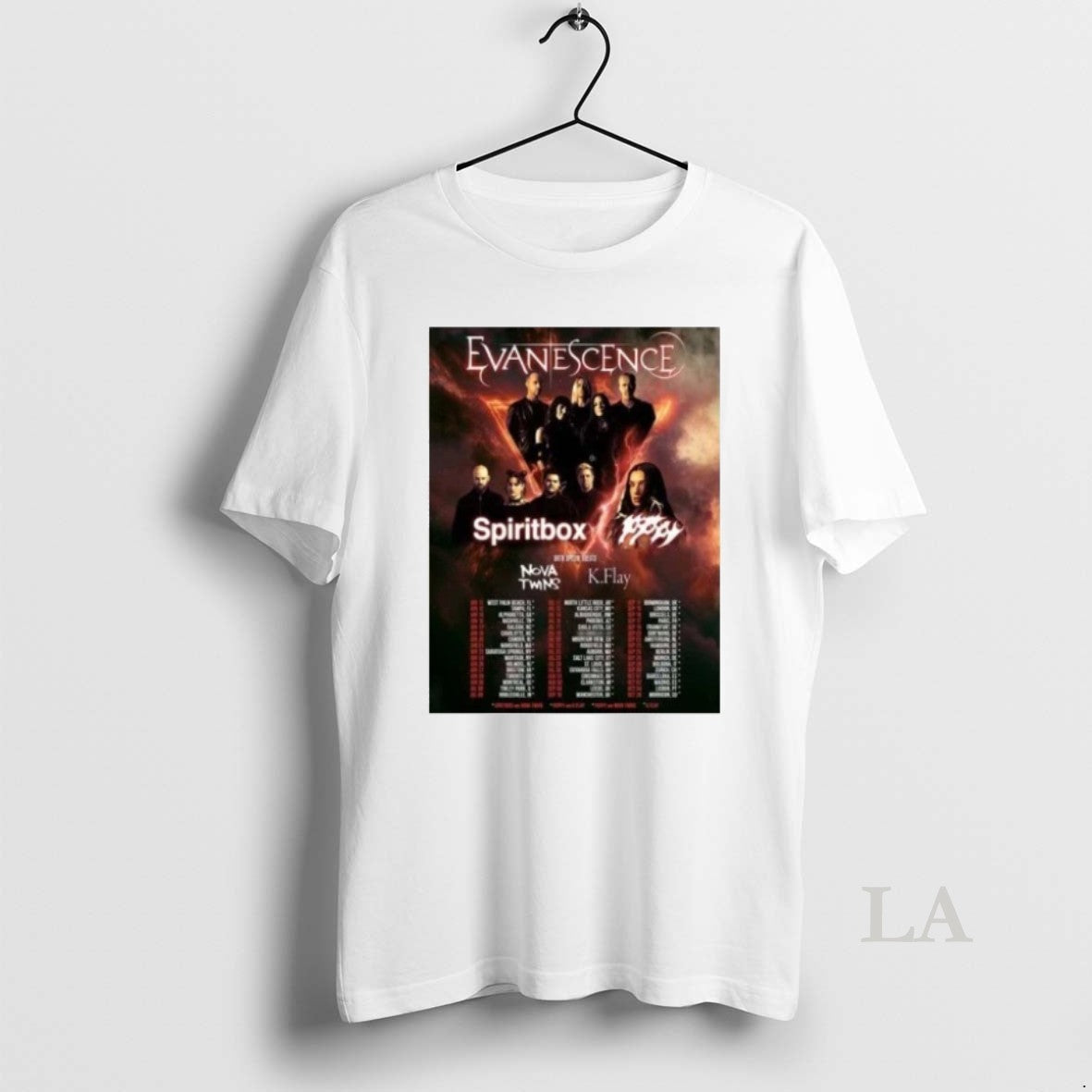 Original Evanescence World Tour 2026 North American Uk And Europe Schedule T-Shirts, Hoodie, Sweatshirt | PodTeesHub.com