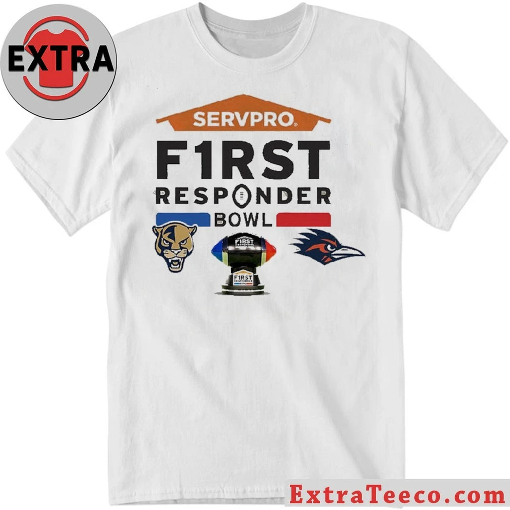 Original First Responder Bowl UTSA Roadrunners Vs FIU Panthers Bowl Season College Football 2025 2026 Logo Shirt