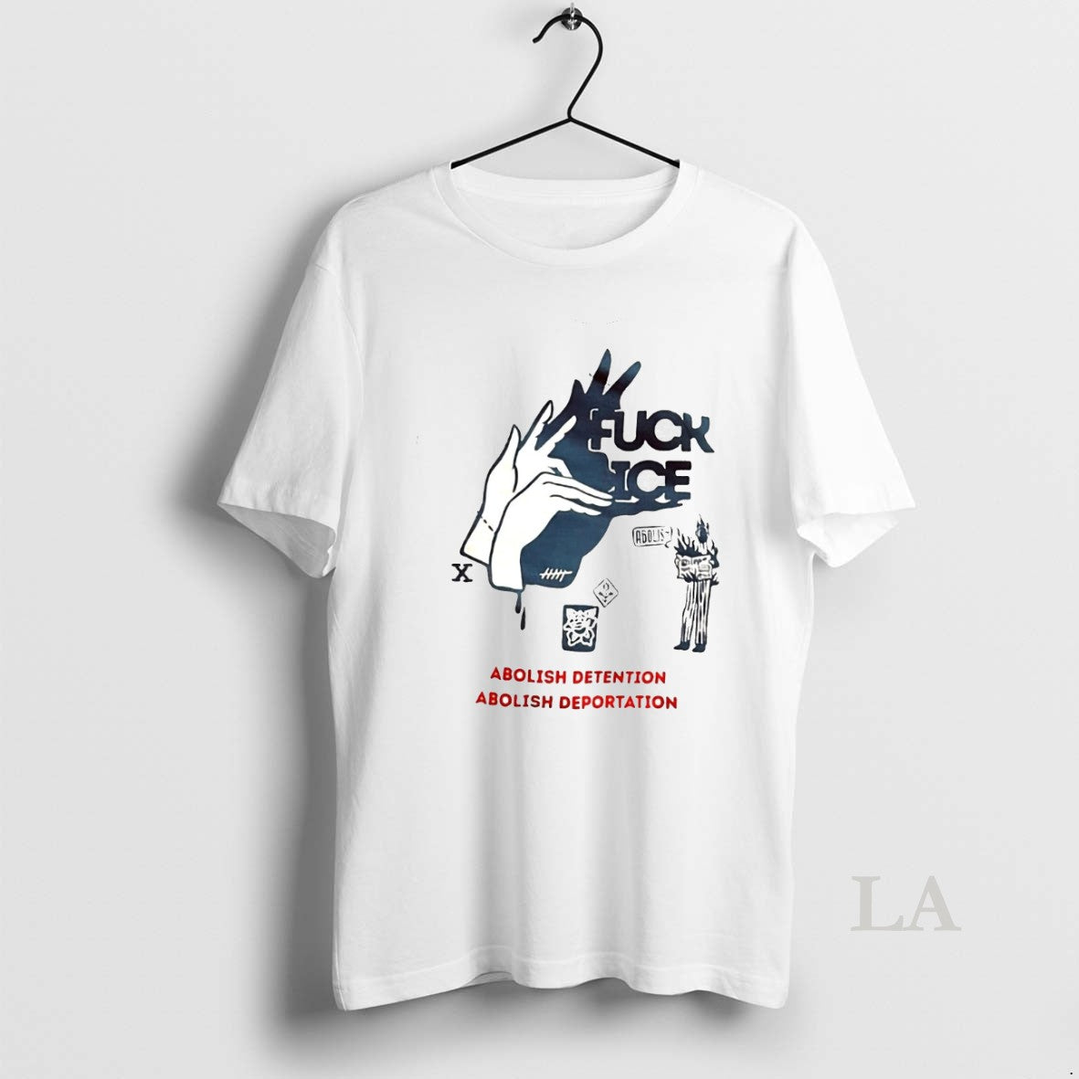 Original Fuck Ice Abolish Detention Abolish Deportation And T-Shirts, Hoodie, Sweatshirt | PodTeesHub.com