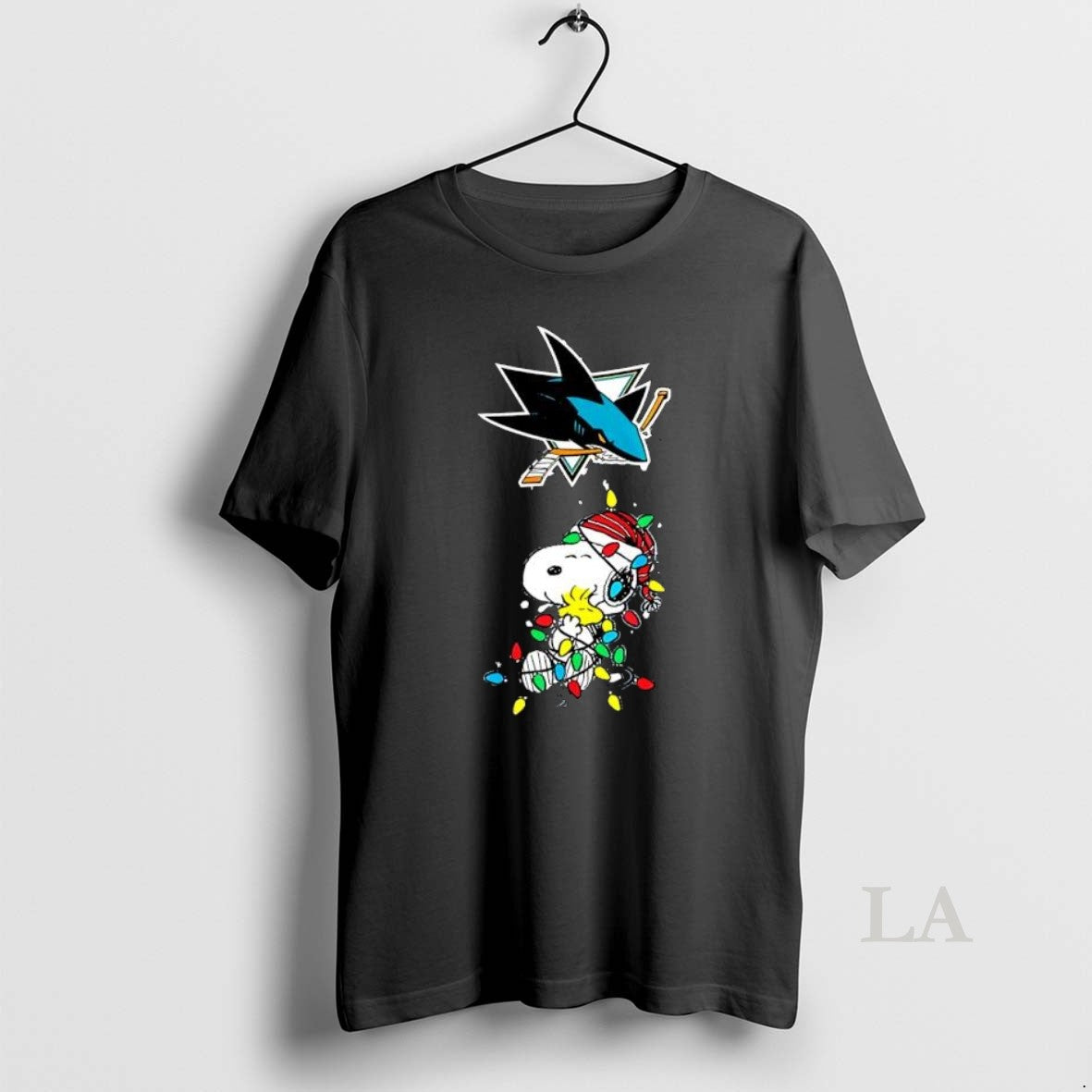 Original Funny San Jose Sharks Peanuts Christmas Night 2025 Special Holiday T-Shirts, Hoodie, Sweatshirt | PodTeesHub.com