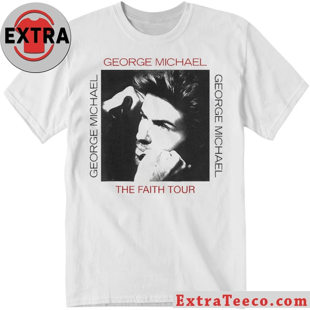 Original George Michael Faith Tour Portrait Shirt