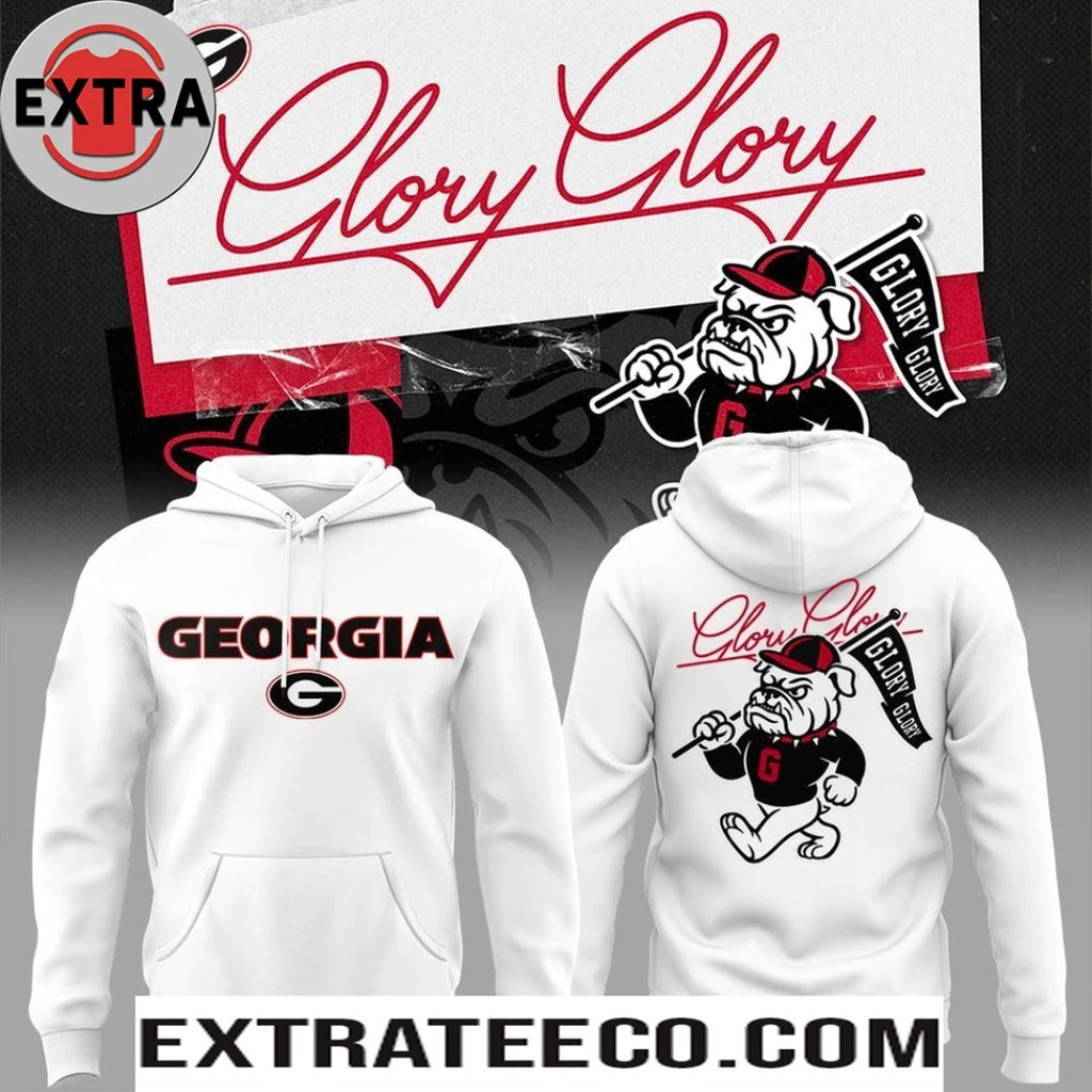 Original Georgia Bulldogs 2026 Glory Glory Logo Two Sided T-Shirt
