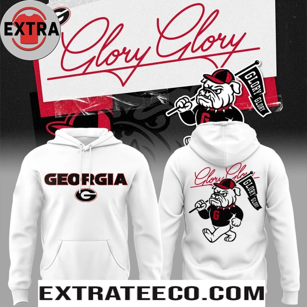 Original Georgia Bulldogs 2026 Glory Glory Logo Two Sided T-Shirt
