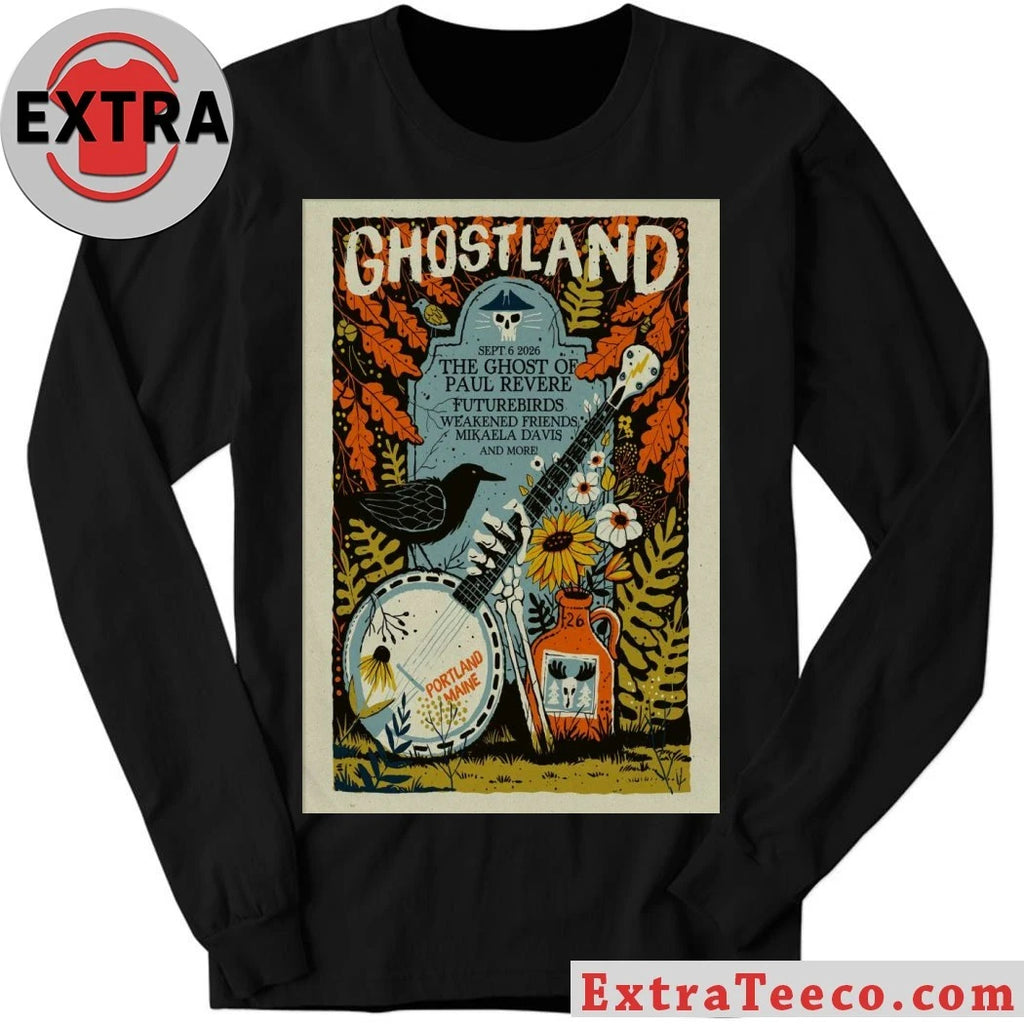 Original Ghost Of Paul Revere September 6 2026 At Thompson’s Point Show Poster Shirt