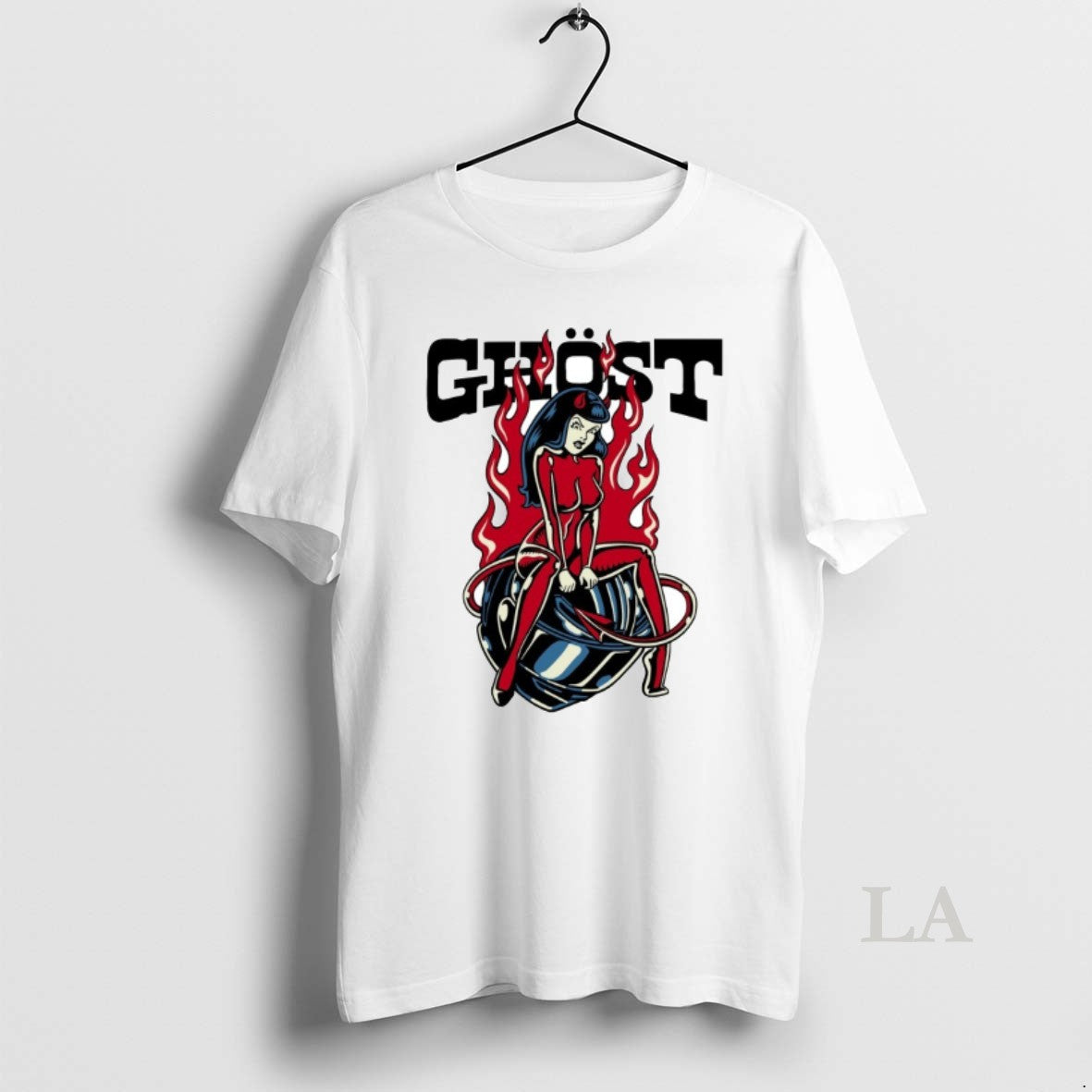 Original Ghost Racing Ghost Girl Red T-Shirts, Hoodie, Sweatshirt | PodTeesHub.com