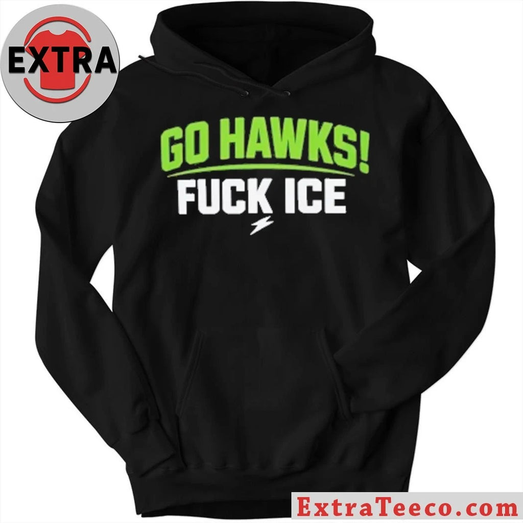 Original Go Hawks Fuck Ice 2026 T-Shirt