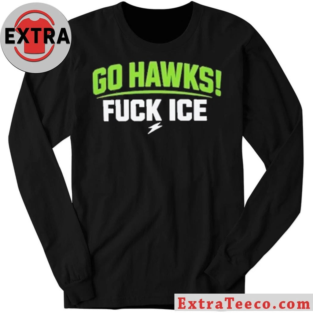 Original Go Hawks Fuck Ice 2026 T-Shirt