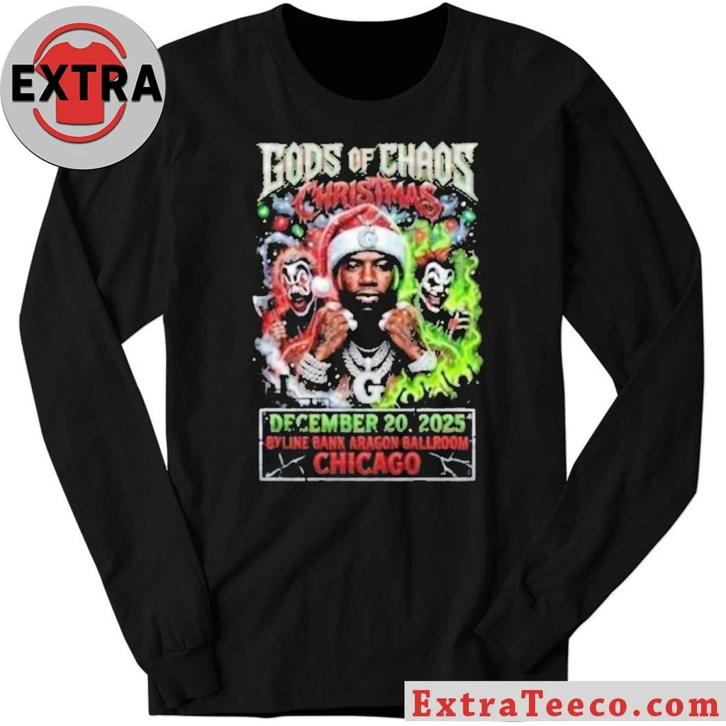 Original Gods of Chaos Christmas on December 20, 2025 at the Byline Bank Aragon Ballroom in Chicago, United States Shirt