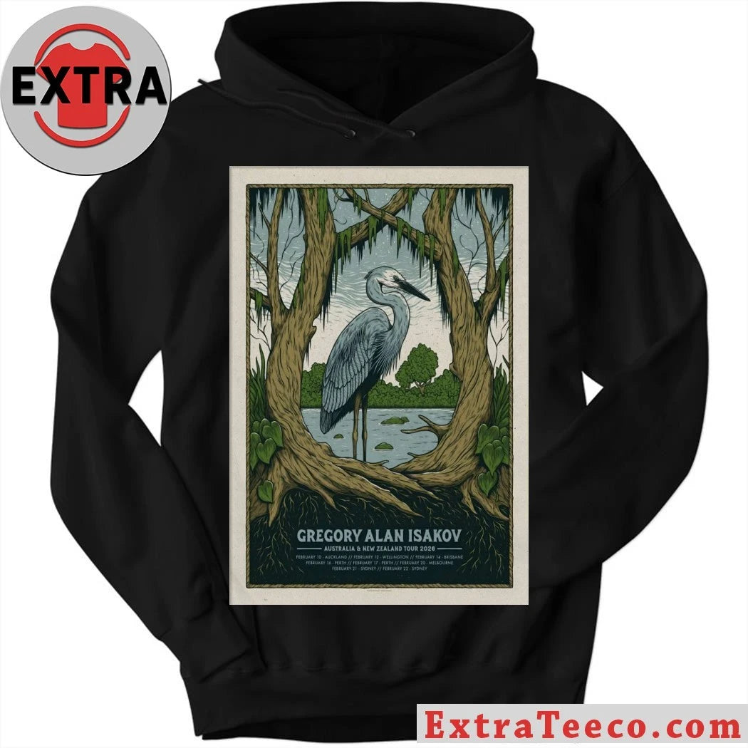 Original Gregory Alan Isakov AUS And NZ Tour 2026 Poster Shirt