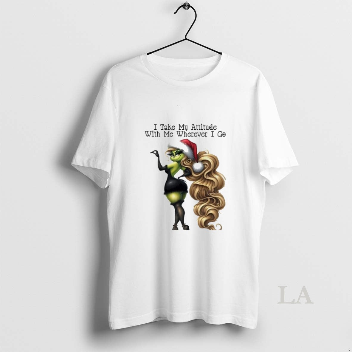 Original Grinch I Take My Attitude With Me Wherever I Go Christmas T-Shirts, Hoodie, Sweatshirt | PodTeesHub.com