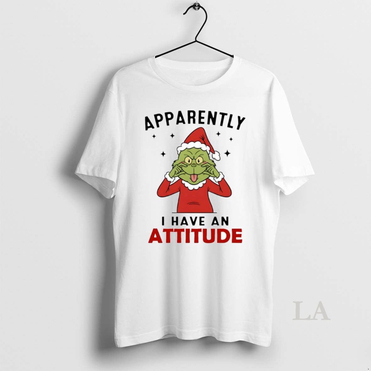 Original Grinch Apparently I Have An Attitude Circle T-Shirts, Hoodie, Sweatshirt | PodTeesHub.com