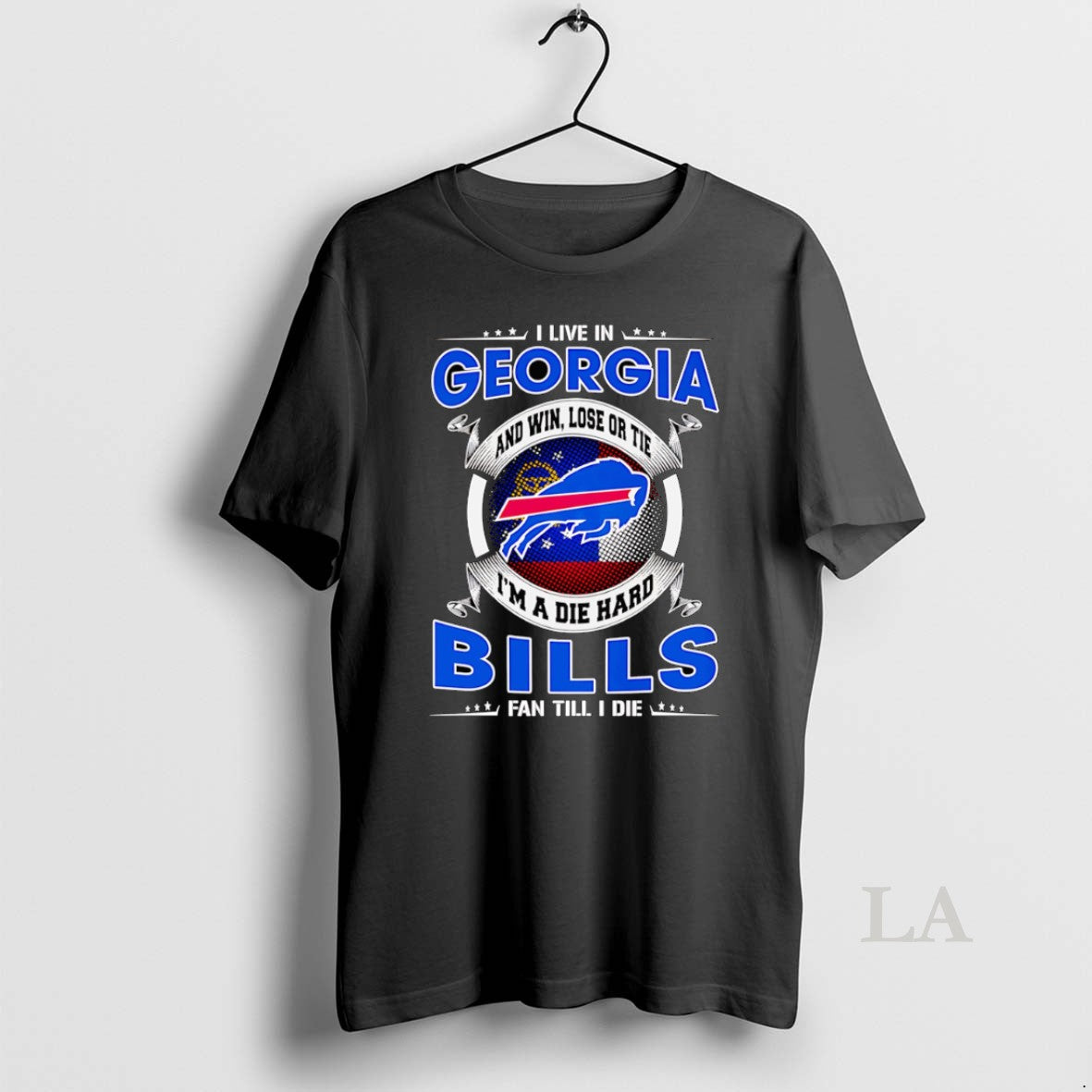 Original I Live In Georgia And Win Lose Or Tie Im A Dead Hard Buffalo T-Shirts, Hoodie, Sweatshirt | PodTeesHub.com