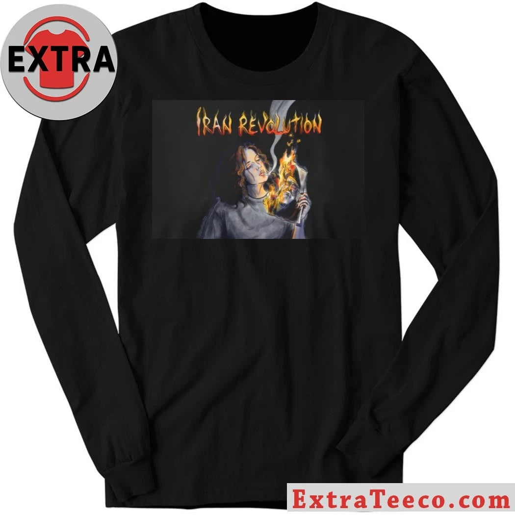 Original Iran Revolution Smoking Persian Girl Shirt