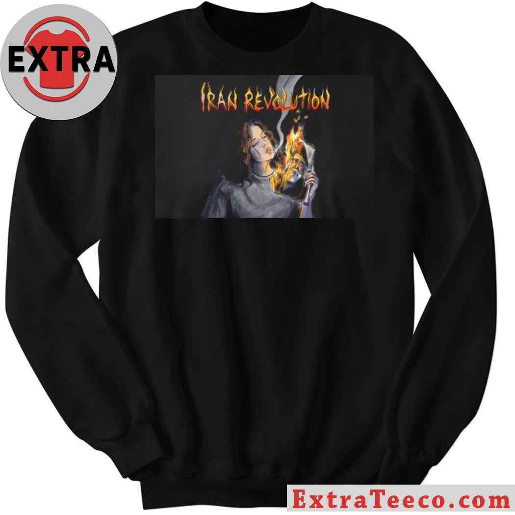 Original Iran Revolution Smoking Persian Girl Shirt