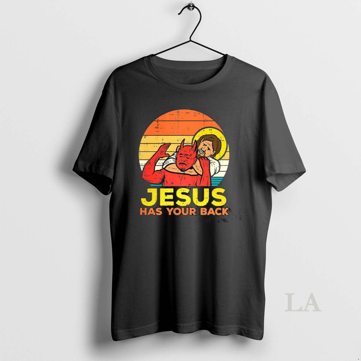Original Jesus Has Your Back Jiu Jitsu Christian Vintage T-Shirts, Hoodie, Sweatshirt | PodTeesHub.com