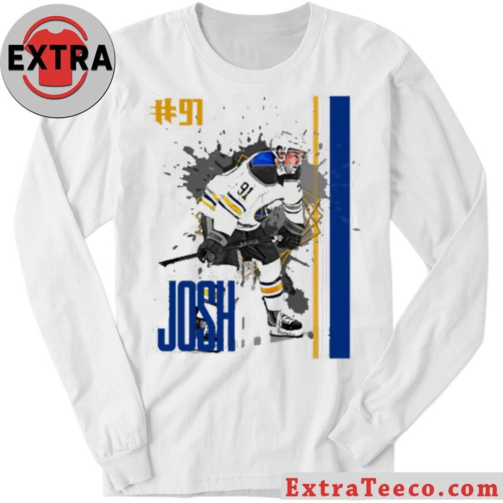 Original Josh Doan #91 hockey Player Sabres T-Shirt