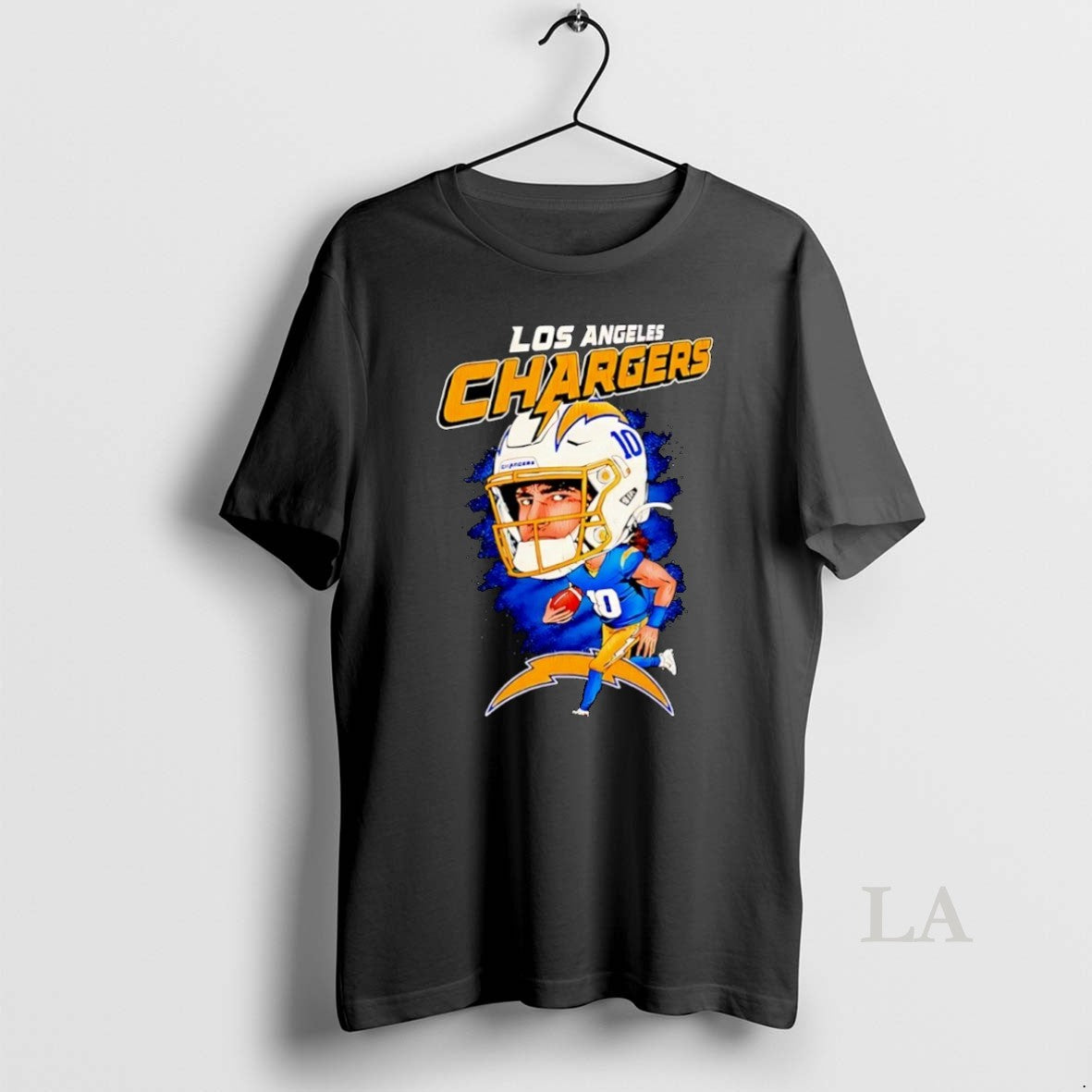 Original Justin Herbert Player Los Angeles Chargers Caricature T-Shirts, Hoodie, Sweatshirt | PodTeesHub.com