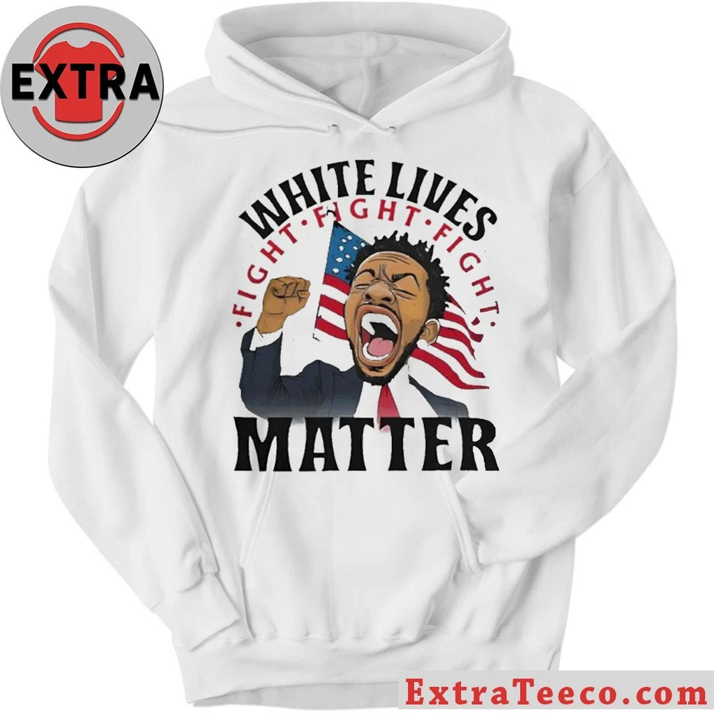 Original Kendrick Lamar White Lives Fight Matter Black Lives Matter And White Lives Matter Shirt