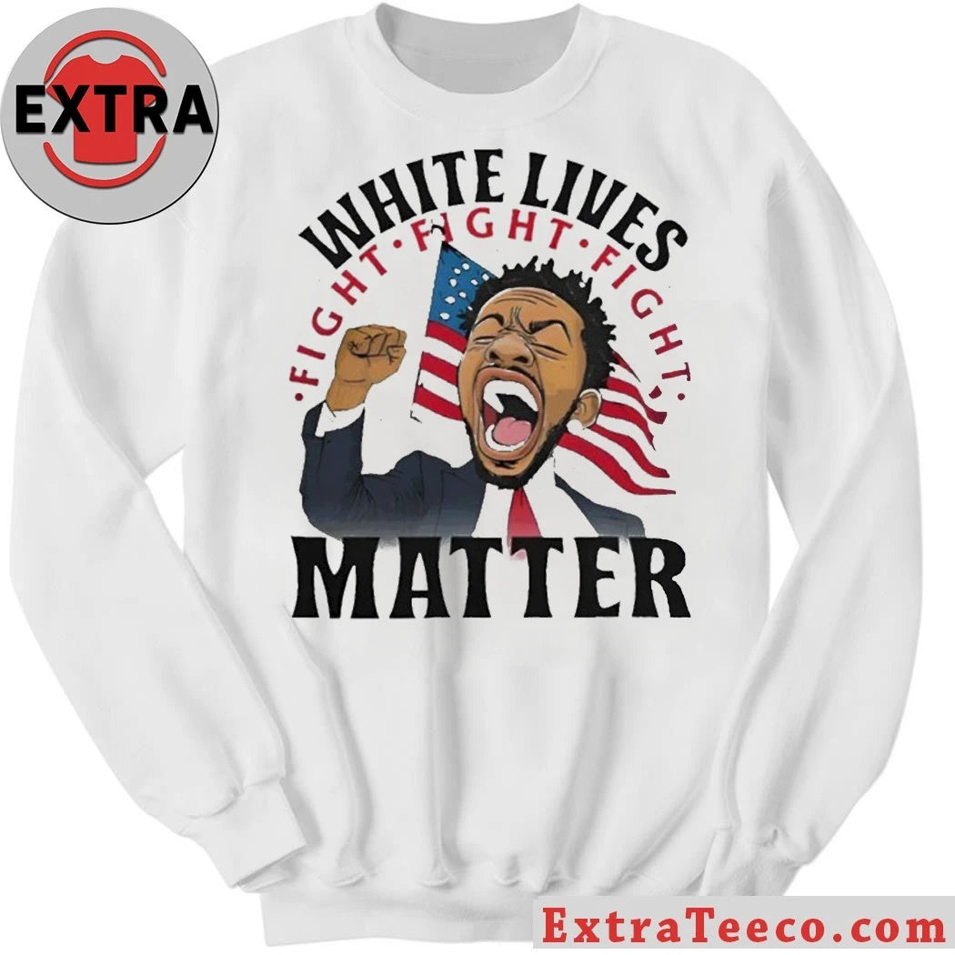 Original Kendrick Lamar White Lives Fight Matter Black Lives Matter And White Lives Matter Shirt