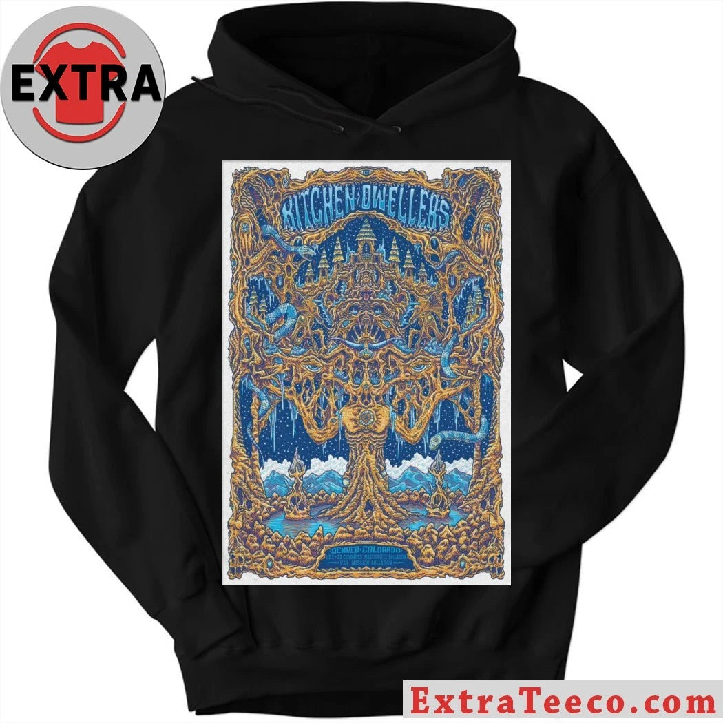 Original Kitchen Dwellers Jan 22 2026 Cervantes’ Masterpiece Ballroom Denver, CO Poster Shirt