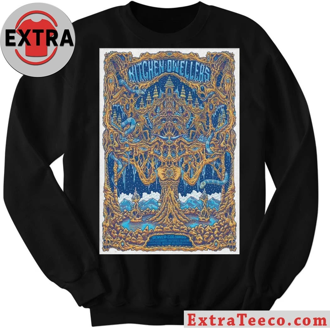 Original Kitchen Dwellers Jan 22 2026 Cervantes’ Masterpiece Ballroom Denver, CO Poster Shirt