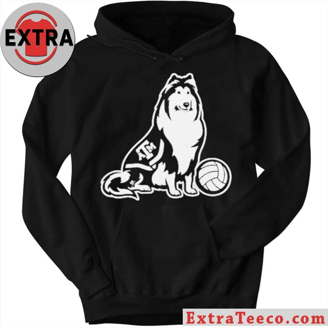 Original Logan Lednicky Texas A&amp;M Aggie Reveille Collie Logo T-Shirt