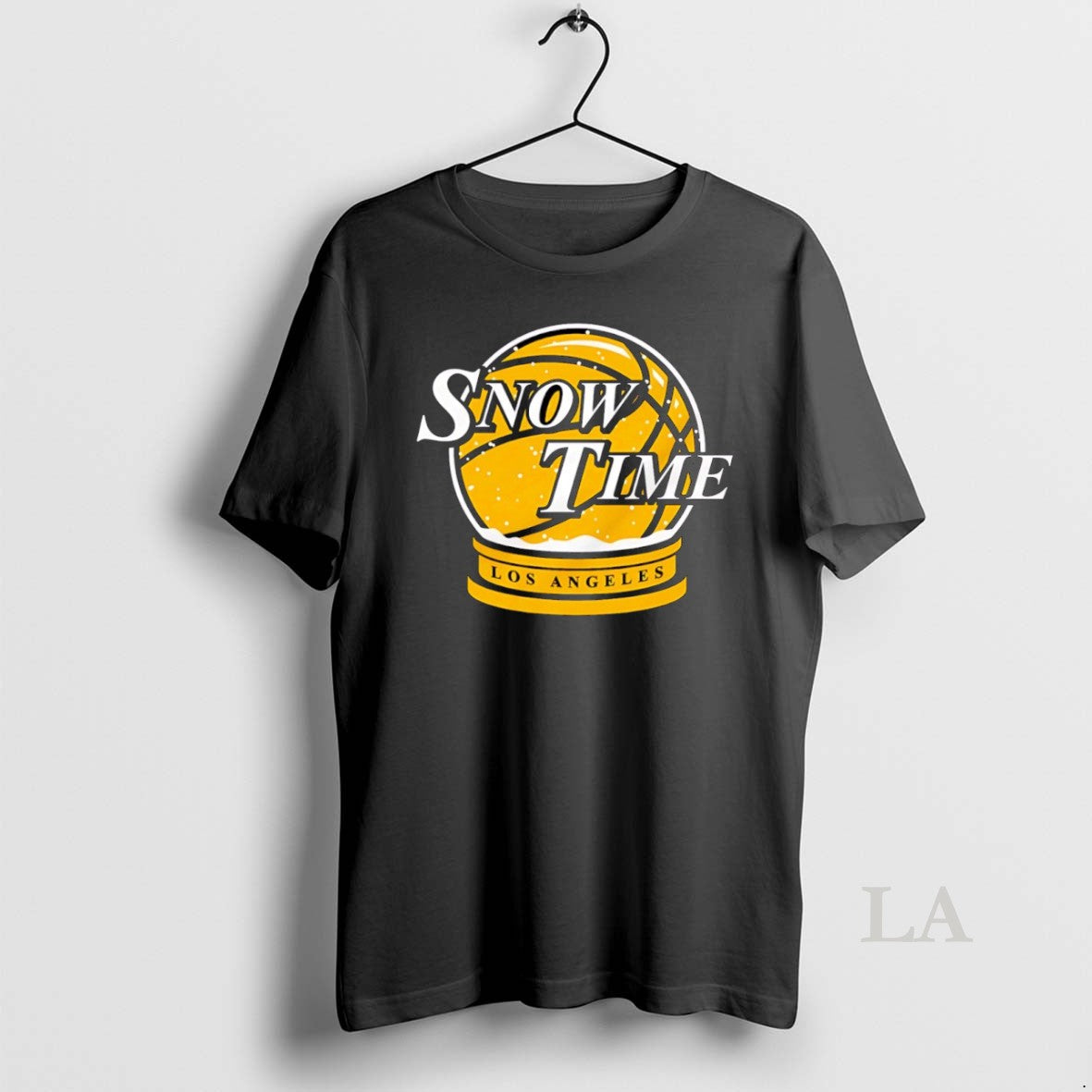 Original Los Angeles Lakers Snowtime Snow Globe T-Shirts, Hoodie, Sweatshirt | PodTeesHub.com