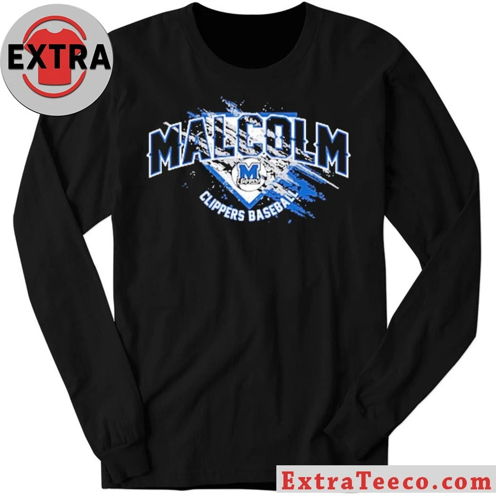 Original Malcolm Clippers Baseball Logo T-shirt
