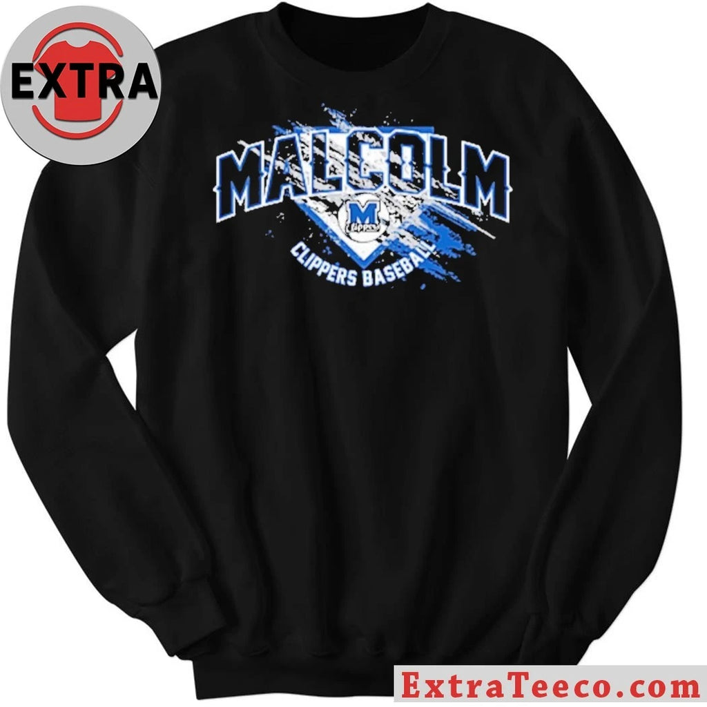 Original Malcolm Clippers Baseball Logo T-shirt