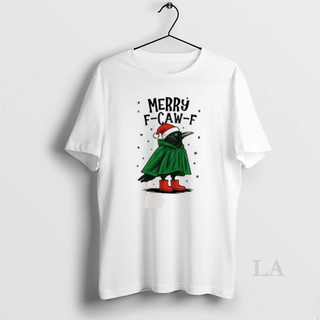 Original Merry F Caw F Funny Christmas