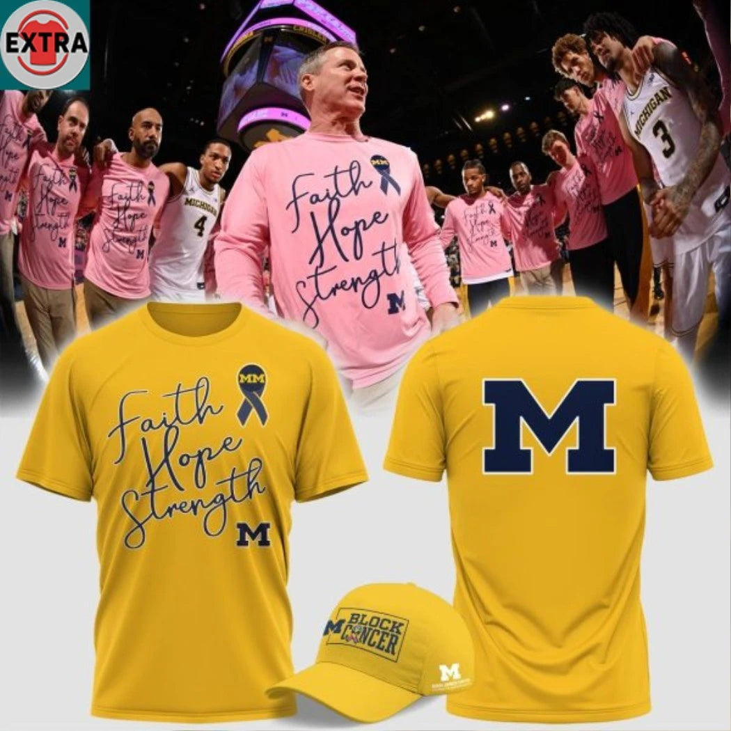 Original Michigan Wolverines Faith Hope Strength 2026 Hoodie T-Shirt