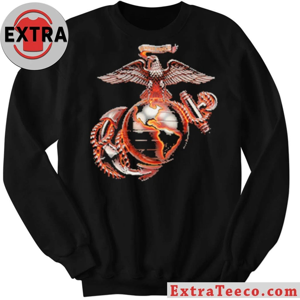 Original Molten Steel Eagle Globe &amp; Anchor T-Shirt