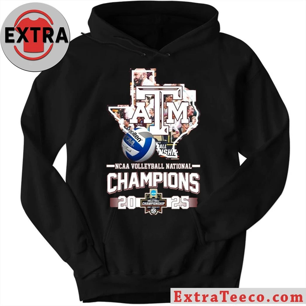 Original NCAA Volleyball National Champions 2025 Texas A&amp;M Aggies Mapp And Logo T-Shirt