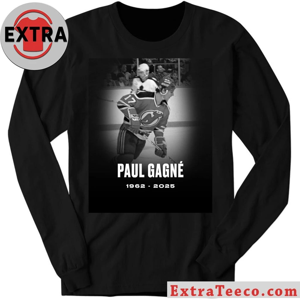 Original Obituary of former ice hockey player Paul Gagné 1962 2025 Shirt
