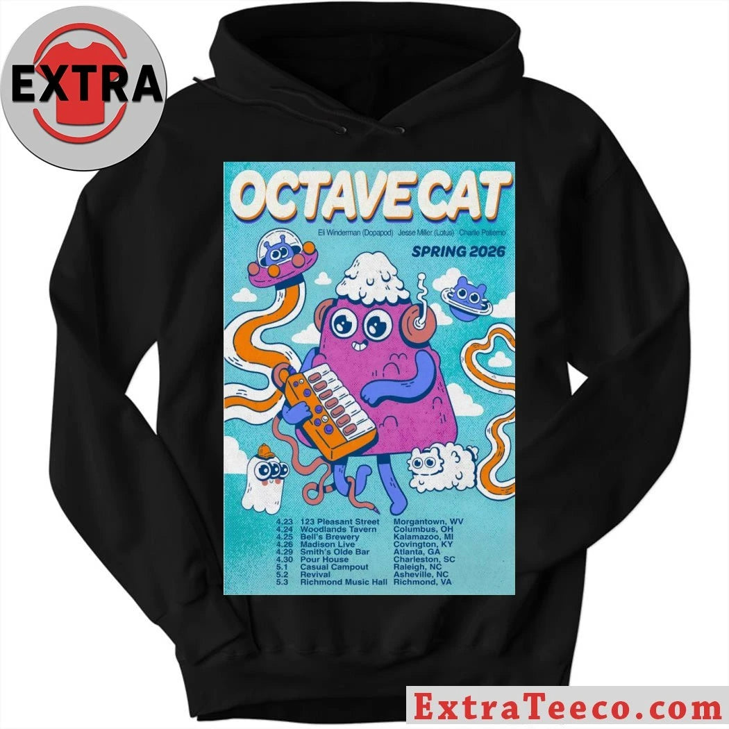Original Octave Cat Spring 2026 Tour Poster Shirt