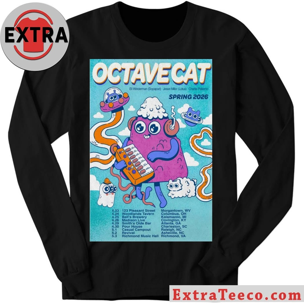 Original Octave Cat Spring 2026 Tour Poster Shirt