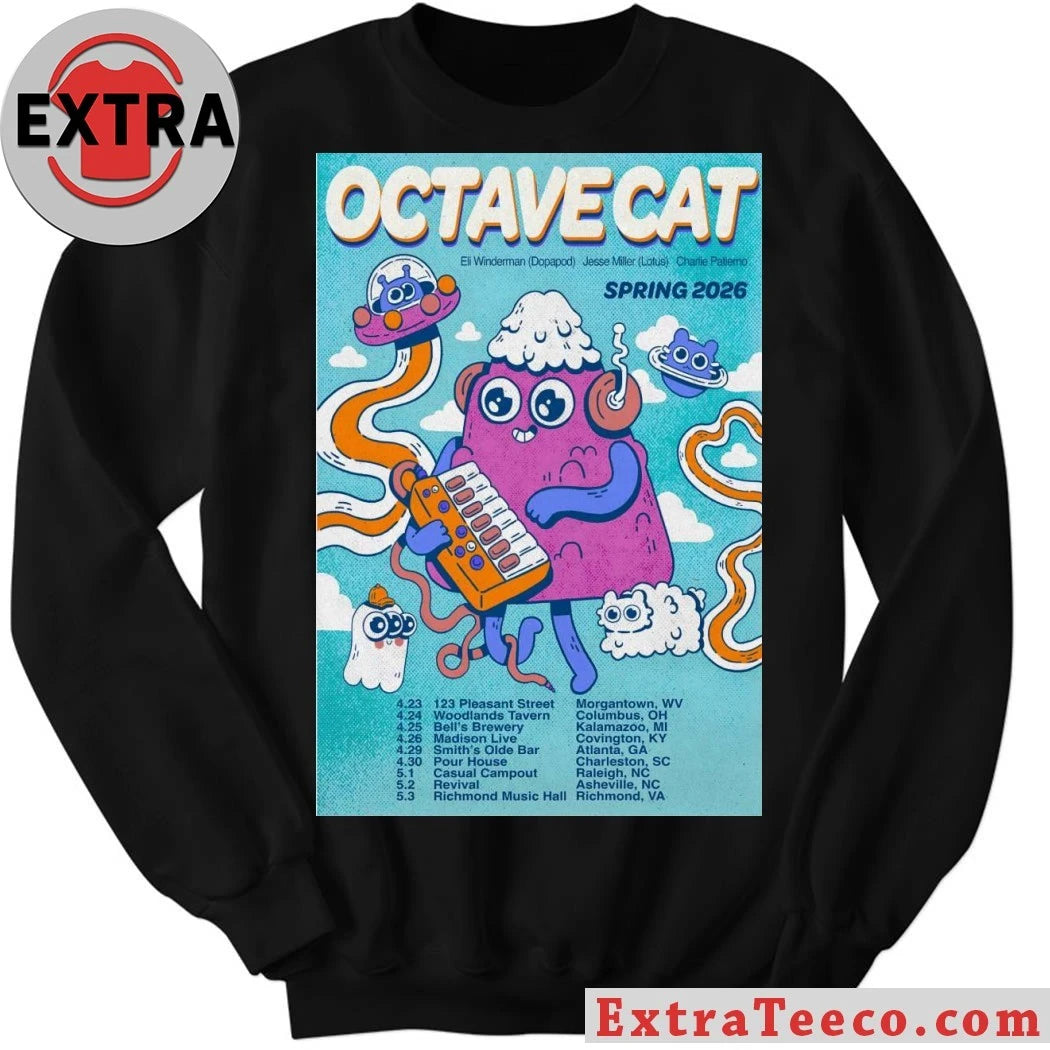 Original Octave Cat Spring 2026 Tour Poster Shirt