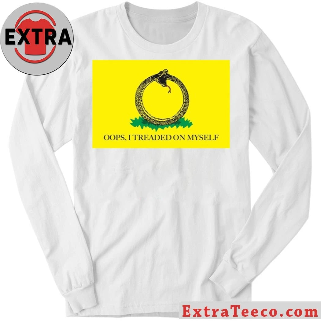 Original Oops I Treaded On Myself ICE the historic Gadsden flag of the United States 2026 Shirt