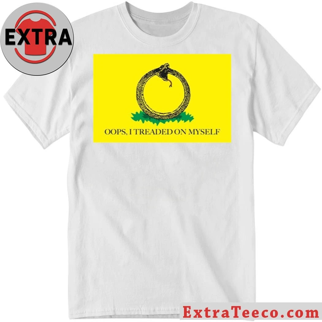 Original Oops I Treaded On Myself ICE the historic Gadsden flag of the United States 2026 Shirt